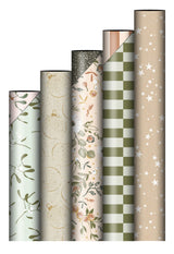 X-mas - voordelsetComfort & Joy - 5 cadeau rollen 50 x 300 cm