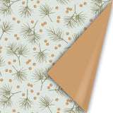 X-mas - Voordeelset Green - 5 cadeaurollen 50 x 300 cm