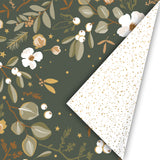 X-mas - Voordeelset Green - 5 cadeaurollen 50 x 300 cm