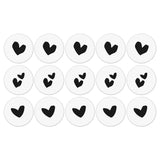 Solo Hearts Zwart 12 st