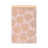 Vlakke zak L - Skeleton Leaves 17 x 25 cm - 5 st