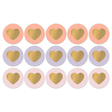 Goudfolie - Lovely Hearts 12 St
