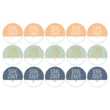 Stickers - Colorful Sint Rond - 12 st