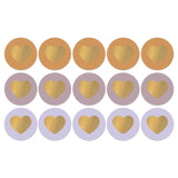 Goudfolie - Lovely Hearts Warm 12 st