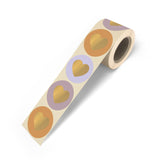 Goudfolie - Lovely Hearts Warm 12 st