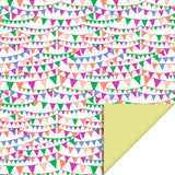Party Guirlande - Yellow Cadeaupapier 70 x 300 cm