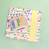 Party Guirlande - Yellow Cadeaupapier 70 x 300 cm