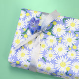 Daisy Blue - Salmon Cadeaupapier 70 x 300 cm