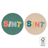 Stickers - Sint Letters Goud