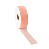 Linnen - Organza Peach lint 25 mm