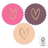Goudfolie - Multi - Heart Gold - Warm 12 st