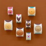 Goudfolie - Multi - Heart Gold - Warm 12 st