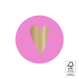 Heart - Bright Pink 10 st
