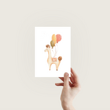alpaca-ballonnen-ansichtkaart-a6