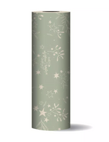 Kerstillustraties Zachtgroen Cadeaupapier 30x300 cm