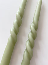 Dinerkaars Twisted - Olive 2 st