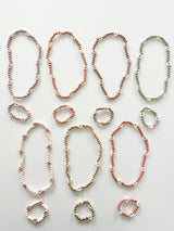 Kids Ketting + Armband Bloemen - cadeautje