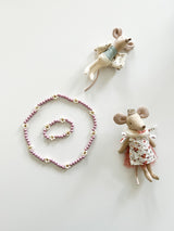 Kids Ketting + Armband Bloemen - cadeautje