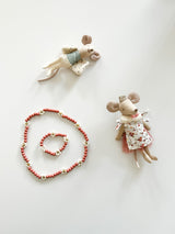 Kids Ketting + Armband Bloemen - cadeautje