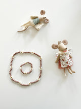 Kids Ketting + Armband Bloemen - cadeautje