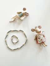 Kids Ketting + Armband Bloemen - cadeautje