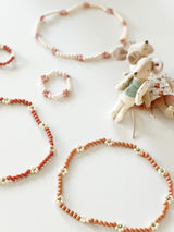 Kids Ketting + Armband Bloemen - cadeautje