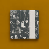 Sinterklaas - Sint Vintage Dark Blue cadeaupapier 70 x 300