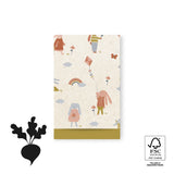 Vlakke zak M - Sweet Bunny Deep Yellow - 12 x 19 cm - 5 st