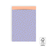 Vlakke zak L - Small Hearts 17 x 25 cm - 5 st