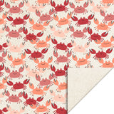 Vlakke zak L - Crabs 17 x 25 cm - 5 st