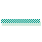 Paporlene - Jade Blue - Stripes Lint 10 mm