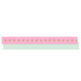 Paporlene - Blush Pink - Hart Lint 10 mm