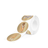 Goudfolie - Jungle Goud Stickers 12 st