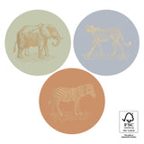 Goudfolie - Jungle Stickers 12 st