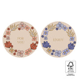 Goudfolie - Flower Field Gold - Pink/Violet - 10 st