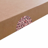Panterprint - Roze Stickers Rond 10 st