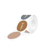 Stickers - Wortel/Tekst Stickers Rond - 12 stuks