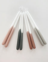 Tweelingkaars Dip Dye - Brick Kaars Brick